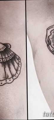 fotó egy kagylótetoválásról, kelt 2017.08.19. 003. sz. - Tetoválóhéj_