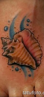 fotó egy kagylótetoválásról, kelt 2017.08.19. 004 -es szám - Tetoválóhéj_