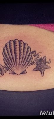 fotó egy kagylótetoválásról, kelt 2017.08.19. 012. szám - Tetoválóhéj_