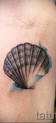 Снимка на татуировка на черупка за статия за значението на черупка в татуировка - tatufoto.ru - 80