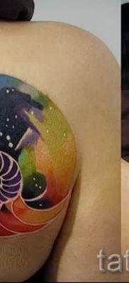 Снимка на татуировка на черупка за статия за значението на черупка в татуировка - tatufoto.ru - 68