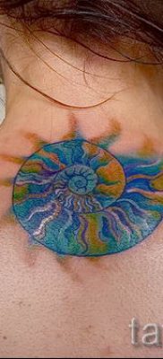 Снимка на татуировка на черупка за статия за значението на черупка в татуировка - tatufoto.ru - 65