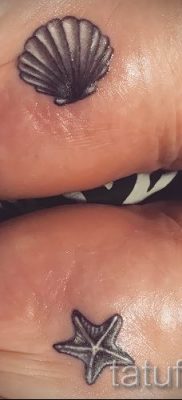 Снимка на татуировка на черупка за статия за значението на черупка в татуировка - tatufoto.ru - 62