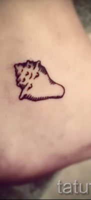 Снимка на татуировка на черупка за статия за значението на черупка в татуировка - tatufoto.ru - 60