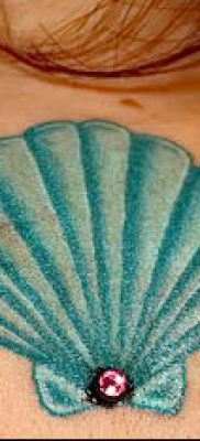 Снимка на татуировка на черупка за статия за значението на черупка в татуировка - tatufoto.ru - 53