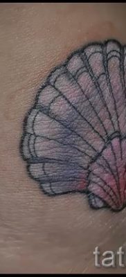 Снимка на татуировка на черупка за статия за значението на черупка в татуировка - tatufoto.ru - 51