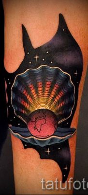 Снимка на татуировка на черупка за статия за значението на черупка в татуировка - tatufoto.ru - 49