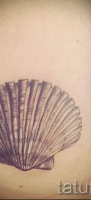 Снимка на татуировка на черупка за статия за значението на черупка в татуировка - tatufoto.ru - 40