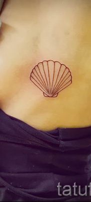 Снимка на татуировка на черупка за статия за значението на черупка в татуировка - tatufoto.ru - 36