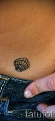 Снимка на татуировка на черупка за статия за значението на черупка в татуировка - tatufoto.ru - 4