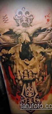 fotó feszület tetoválás (jelentése) - példa rajz - 059