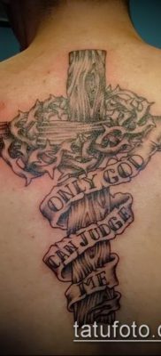 fotó feszület tetoválás (jelentése) - példa rajz - 040