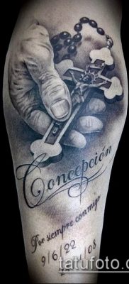 fénykép a feszület tetoválásról (jelentése) - példa rajz - 003