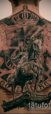 tatuaż rycerski # 212 - godna wersja wzoru, którą z powodzeniem można wykorzystać do powtórki i narysowania rycerza bez głowy jako tatuażu