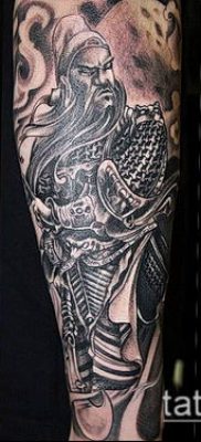 tatuaż rycerski numer 116 - godna wersja rysunku, którą z powodzeniem można wykorzystać do rewizji i rysowania rycerzy wikingów jako tatuażu