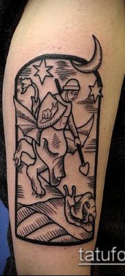 tatuaż rycerza # 953 - fajna wersja wzoru, który można łatwo wykorzystać do przeróbki i zastosowania jako tatuaż rycerzy wikingów