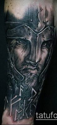 tatuaż rycerski nr 514 - godna wersja wzoru, który z powodzeniem można wykorzystać do przeróbki i rysowania jako tatuaż rycerski na przedramieniu