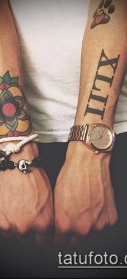 fotó tetoválás római számok (érték) - példa rajz - 176