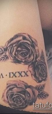 fotó tetoválás római számok (érték) - példa rajz - 154