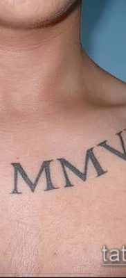 fotó tetoválás római számok (érték) - példa rajz - 127