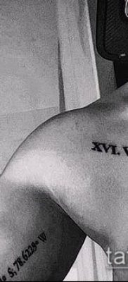 fotó tetoválás római számok (érték) - példa rajz - 114