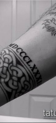 fotó tetoválás római számok (érték) - példa rajz - 093