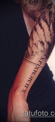 fotó tetoválás római számok (érték) - példa rajz - 088