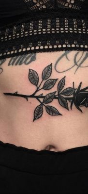 fekete rózsa tetoválás lánynak 2020.02.04. №064 -rózsa tetoválás lánynak-