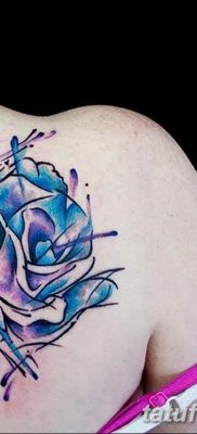 Fotó rózsatetoválásról tövisekkel 2019.06.26. №039 - tüskés rózsás tetoválás -