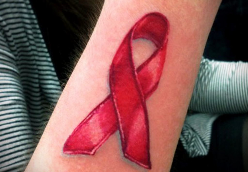 Photo of pink ribbon tattoo 06/20/2021 №206 - tattoo pink ribbon -