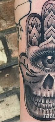 fotó tetoválás Fatima keze, 2018.04.24. №139 - tetoválás Fatima keze (hamsa) -