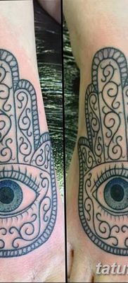 fotó tetoválás Fatima keze 2018.04.24. №144 - tetoválás Fatima keze (hamsa) -