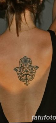 fotó tetoválás Fatima keze, 2018.04.24. №004 - tetoválás Fatima keze (hamsa) -