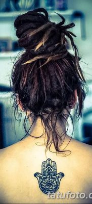 fotó tetoválás Fatima keze, 2018.04.24., №006 - tetoválás Fatima keze (hamsa) -