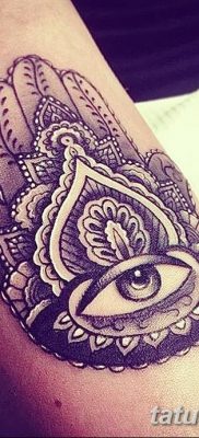 fotó tetoválás Fatima keze, 2018.04.24. №010 - tetoválás Fatima keze (hamsa) -