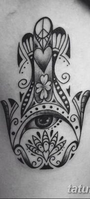 fotó tetoválás Fatima keze, 2018.04.24. №015 - tetoválás Fatima keze (hamsa) -