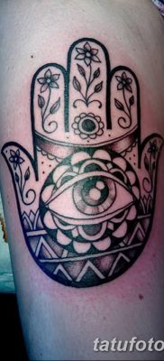 fotó tetoválás Fatima keze, 2018.04.24. №018 - tetoválás Fatima keze (hamsa) -