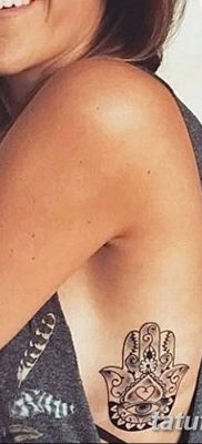 fotó tetoválás Fatima keze, 2018.04.24. №029 - tetoválás Fatima keze (hamsa) -