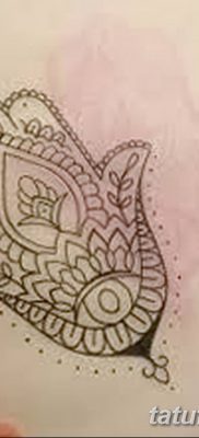 fotó tetoválás Fatima keze, 2018.04.24. №030 - tetoválás Fatima keze (hamsa) -