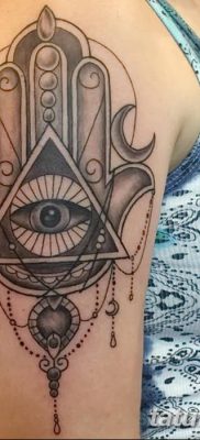 fotó tetoválás Fatima keze, 2018.04.24. №040 - tetoválás Fatima keze (hamsa) -