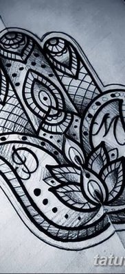 fotó tetoválás Fatima keze, 2018.04.24. №043 - tetoválás Fatima keze (hamsa) -