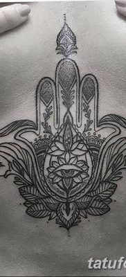 fotó tetoválás Fatima keze 2018.04.24. №051 - tetoválás Fatima keze (hamsa) -