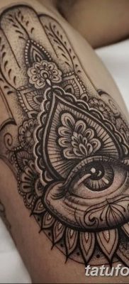 fotó tetoválás Fatima keze 2018.04.24. №055 - tetoválás Fatima keze (hamsa) -