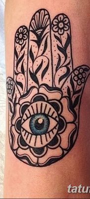 fotó tetoválás Fatima keze 2018.04.24. №058 - tetoválás Fatima keze (hamsa) -