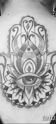 fotó tetoválás Fatima keze, 2018.04.24. №060 - tetoválás Fatima keze (hamsa) -