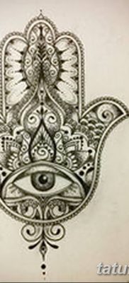 fotó tetoválás Fatima keze, 2018.04.24. №061 - tetoválás Fatima keze (hamsa) -