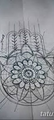 fotó tetoválás Fatima keze, 2018.04.24. №066 - tetoválás Fatima keze (hamsa) -