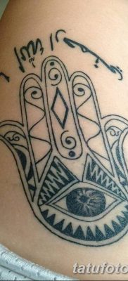 fotó tetoválás Fatima keze 2018.04.24. №068 - tetoválás Fatima keze (hamsa) -