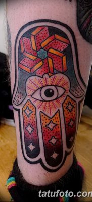 fotó tetoválás Fatima keze, 2018.04.24. №075 - tetoválás Fatima keze (hamsa) -