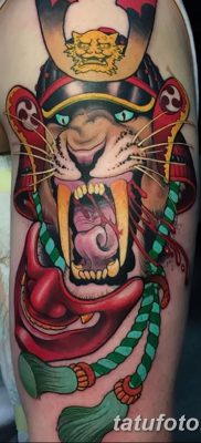 fotó kardfogú tigris tetoválásról, kelt 2017. 07. 25-én №045-Kardfogú tigris